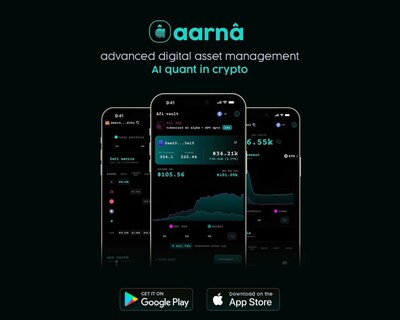 aarna image - Crypto’s first AI quant tokenized product is launched by aarna protocol