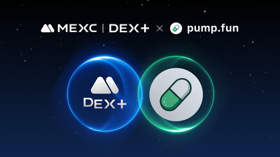 DEX pr 1920 1080 1 - MEXC DEX+ Forms Strategic Partnership with pump.fun for Next Evolution of DeFi and CeFi Integration