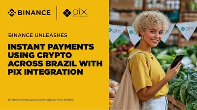 Binance Pay x Pix - Binance Pay integrates with Pix, enabling instant crypto-powered payments in Brazilian Reais across Brazil