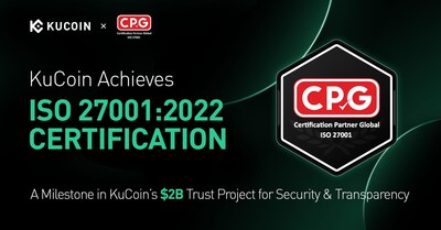 KuCoin - KuCoin Achieves ISO 27001:2022 Certification, Strengthening Commitment to Security Through $2B Trust Project