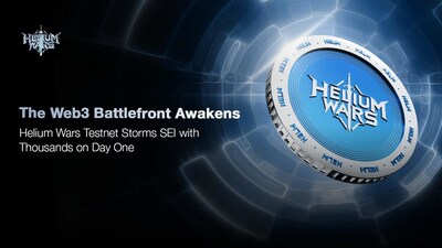 Helium Wars Testnet Launch - The Web3 Battlefront Awakens: Helium Wars Testnet Launch Storms SEI with Thousands on Day One