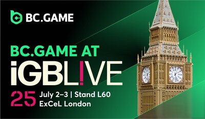 image - BC.GAME to Exhibit at iGB L!VE 2025 in London &mdash; Visit Booth L60